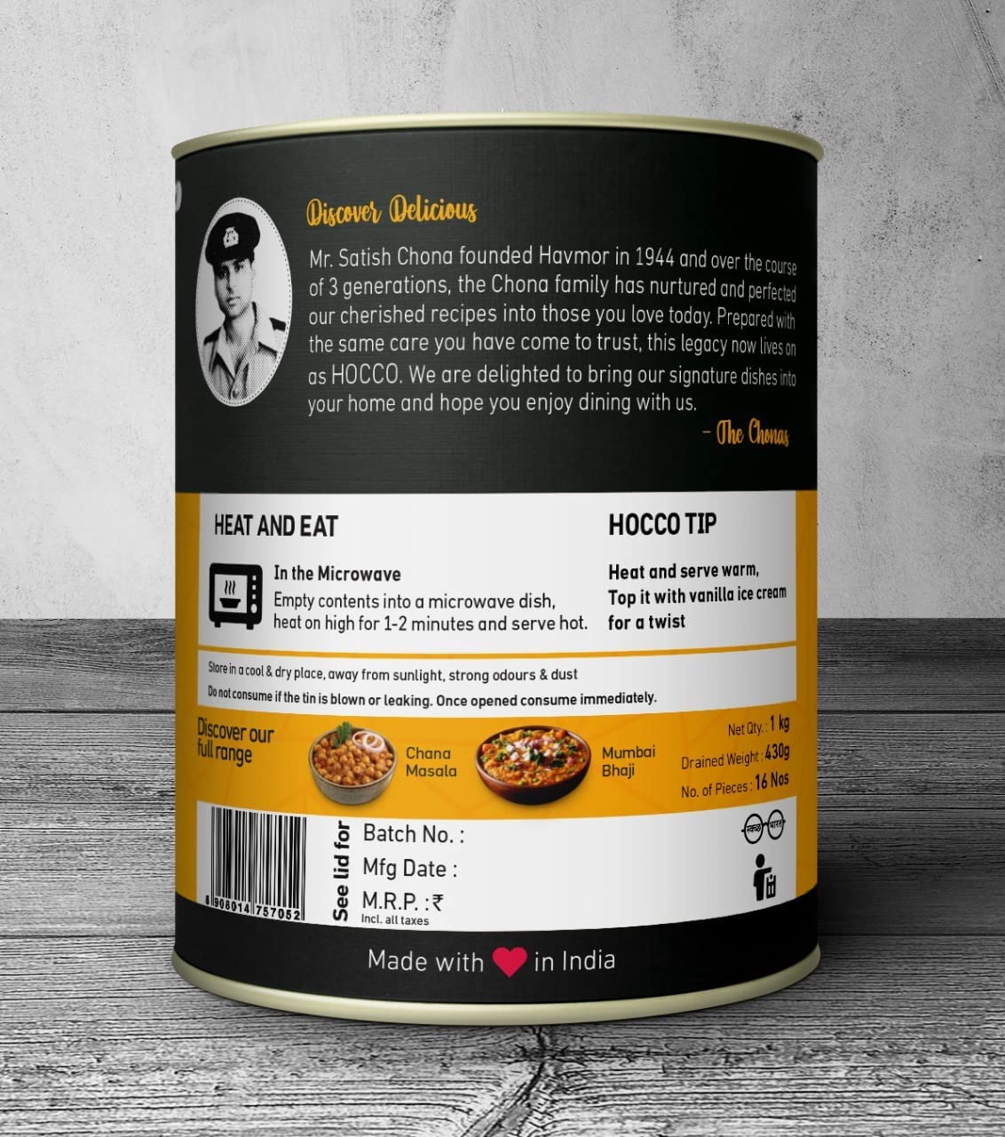 Hocco Ready To Eat Gulab Jamun 1 Kg | Soft & Delicious | Open & Eat | Pure Veg Sweets | For Festival Gifting Occasions | Mouth-W