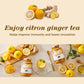 KPANTRY Honey Citron & Ginger Tea - Korean Marmalade with Chemical-free and Fresh Yuzu Citron 35.27 oz 2 Pack - Ginger, and Sund