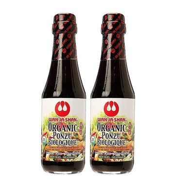 Wan Ja Shan Oragnic Ponzu, Citrus Seasoned Soy Sauce & Dressing. USDA Certified Organic, Gluten Free, Kosher Certified, Handcarf