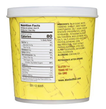 A Taste of Thai Pad Thai Sauce - 26oz Tub - Non-GMO, Gluten-Free, Ready-to-Use Mix for Noodles, Marinade, Dips, and Stir-fry