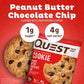 Quest Nutrition High Protein Cookie, Peanut Butter Chocolate Chip, Keto Friendly, Low Carb, 12 Count (Pack of 1), Model QPCCPB12M6