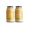 Lemon Herb Ricotta Pasta Sauce | Non-Gmo, Gluten-Free And No-Sugar Added | Fresh Ingredients | 25 Ounce Jars (Pack Of 2)