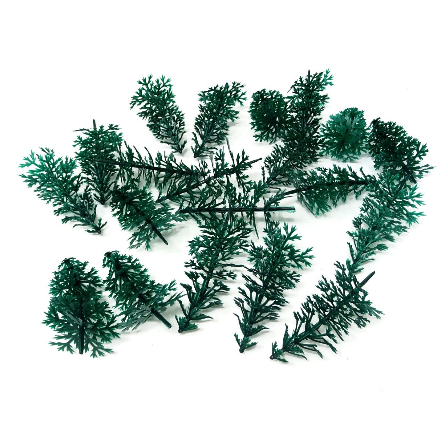 Honbay 20PCS Plastic Evergreen Tree Cupcake Toppers Tree Cake Decorations Cake Decorating Pick for Christmas Party Favor