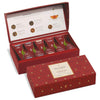 Tea Forte Warming Joy Holiday Enhanced Petite Presentation Box Gift Set Sampler, 10 Count, 2 Of Each Blend Individually Wrapped Handcrafted Pyramid Infuser Bags