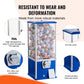 VEVOR Gumball Machine, 25 Height, Coin Operated Dispenser for 230 Capsule Toys, Blue
