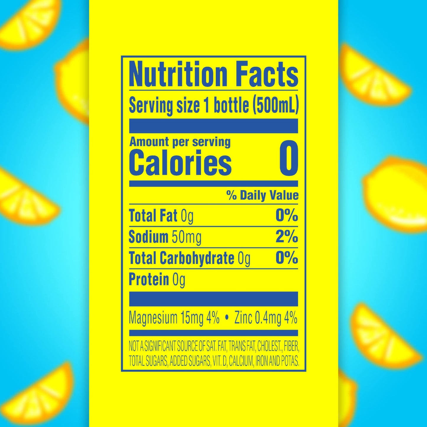 SPLASH BLAST Splash Refresher Lemon Flavor Water Beverage, 16.9 Fl Oz Bottles, 24 Count