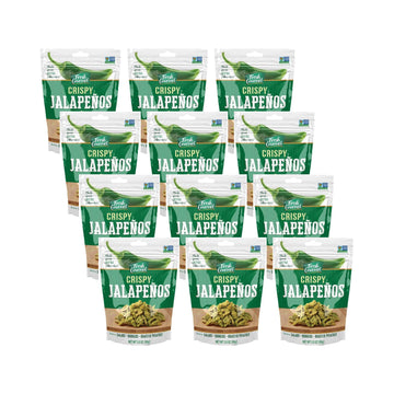 Fresh Gourmet Lightly Salted Crispy Jalapenos 3.5 Ounce (Pack of 12)