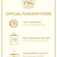 Twg Tea | Red Jasmine Tea | Rooibos Tea | Jasmine Flower | 15 Hand Sewn Cotton Tea Bags | Gift Set