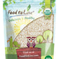 Food to Live Organic Arborio Rice, 4 Pounds Non-GMO, Short-Grain White Rice Variety, Superfino, Vegan, Kosher, Bulk. Creamy Text