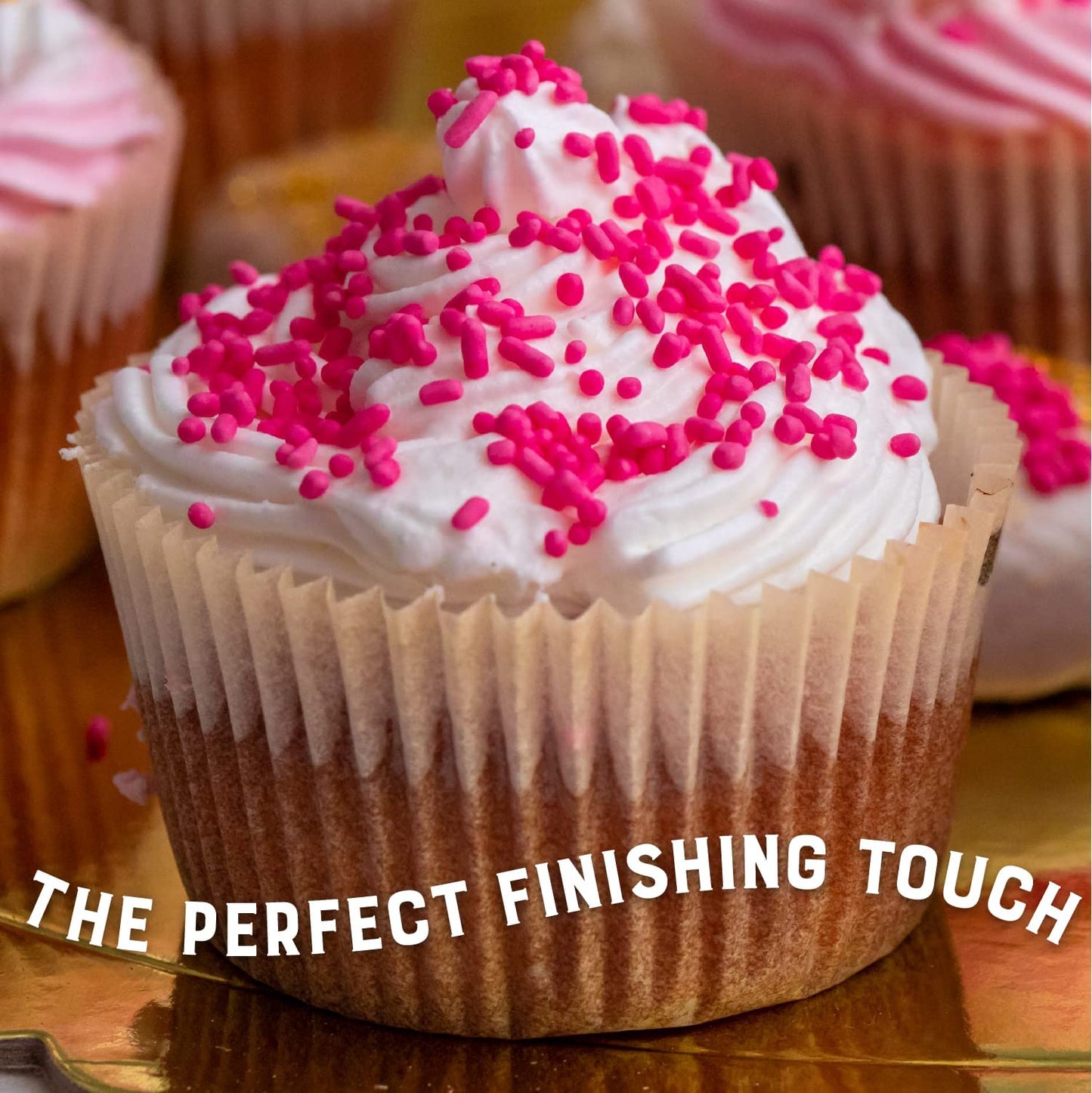 Judee'S Gluten Free Pink Sprinkles 2 Lb - Gluten-Free And Nut-Free - Brighten Up Your Baked Goods - Great For Cookie And Cake De