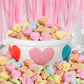 Tiny Conversation Hearts Candy 4 Pack - Assorted Fruit Flavored Heart Candies With Fun Messages - Grape, Cherry, Banana, Orange, Lemon-Lime, Wintergreen - For Parties, Gifts &   - 5 Oz Bags