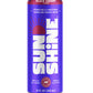 Legendary Sunshine Sparkling Energy Drink, Black Cherry, 360mg Electrolytes, 70mg Natural Caffeine, 12 Fl Oz, Pack of 12