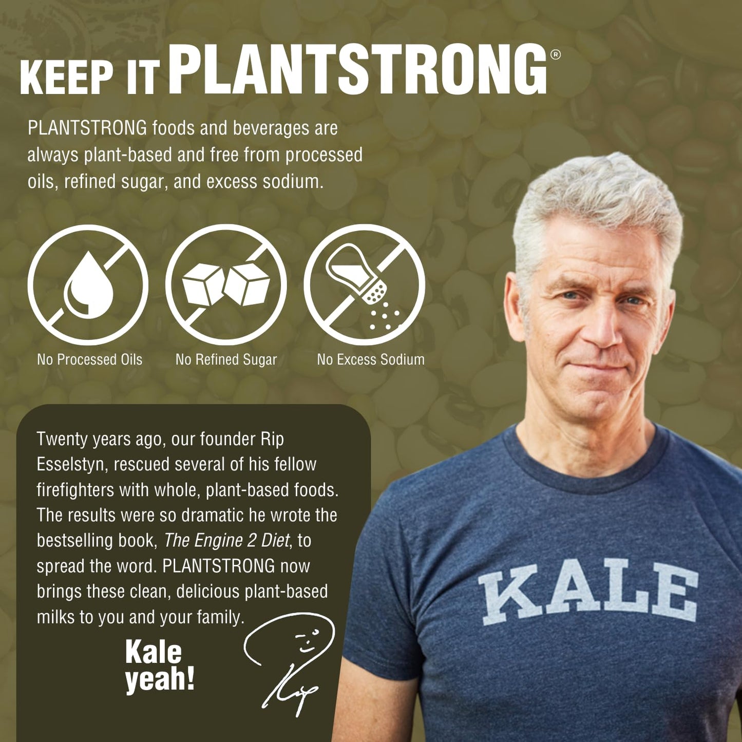 PLANTSTRONG Creamy White Bean Chili Soup - Organic, Plant-Based, Non-GMO, Vegan, High Protein Chili Soup