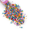 Rainbow Sprinkles For Cake Decorating 4.23Ounce - Colored Pearl Sprinkles For Cupcake Toppers, Ice Cream, Candy, Cookie Decorati