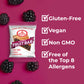 Betty Lou'S Fruit Bars | Blackberry Pack Of 12 | Gluten Free, Vegan, Non Gmo | Deliciously Healthy Snacks Made With All Natural