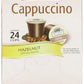 Grove Square Coffee Cappuccino, Hazelnut - 24 Single Serve Cups, Model 12G102F4652