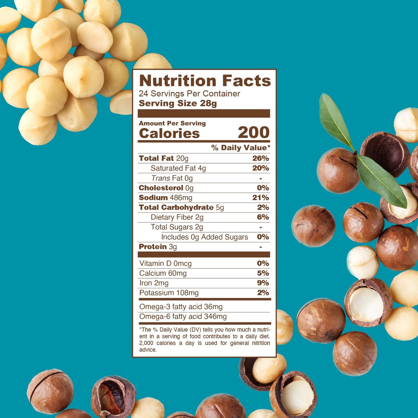 TROPICAL CRUNCH Macadamia Nuts Lightly Salted Roasted Nuts 24 oz