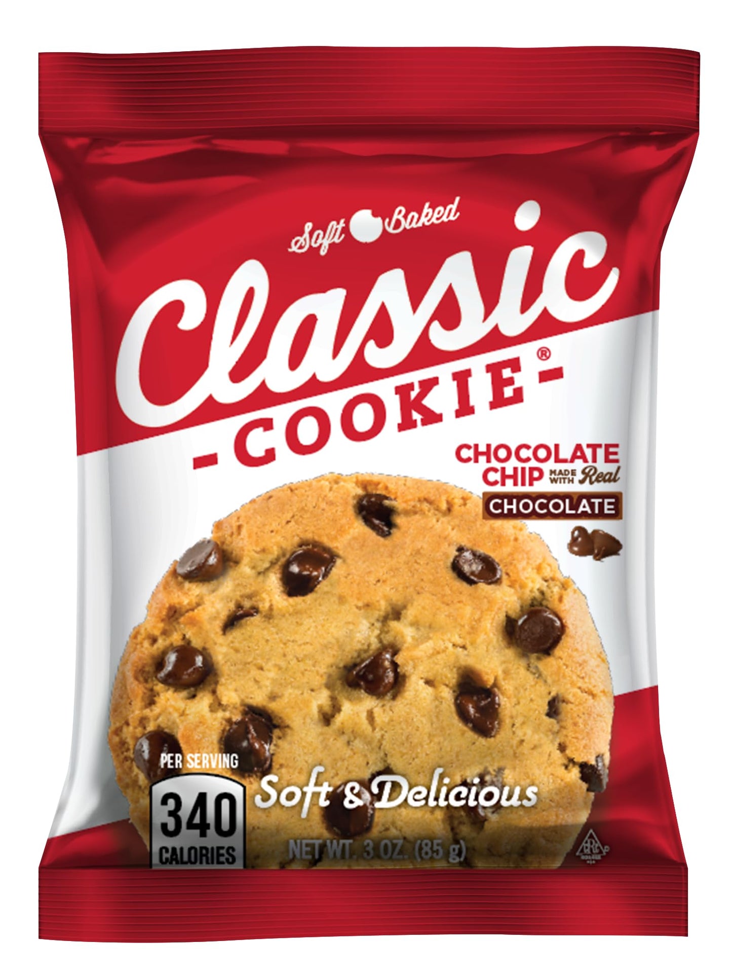 Classic COOKIE Soft Baked Chocolate Chip Cookies - 2 Boxes, 16 Individually Wrapped Cookies