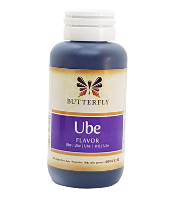 Ube Butterfly Purple Yam Flavoring Paste Extract, 2.03 Fl Oz with Mini Refrigerator Magnet - Ideal for Baking and Desserts