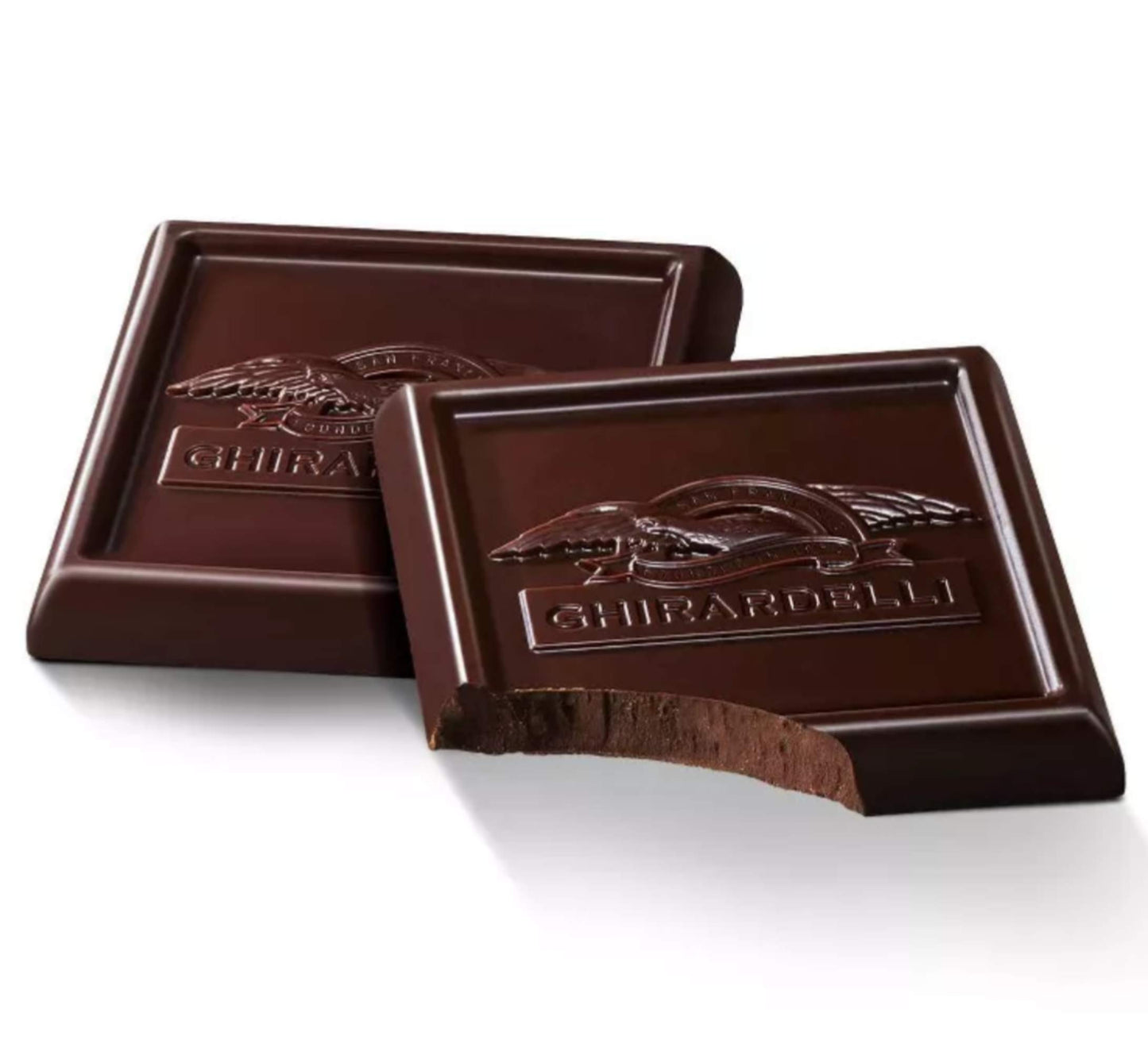 Ghirardelli Twilight Delight Intense Dark 72% Cacao Squares, 4.87 Oz, Pack of 2