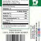 Stakich Raw Honey - Pure Unprocessed Kosher - 5 Pound (80 Ounce)
