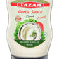 Tazah Lebanese Garlic Sauce 9.34 Fl Oz Squeezable Bottle Authentic Middle Eastern Creamy Garlic Dressing Great for Shawarma Fala
