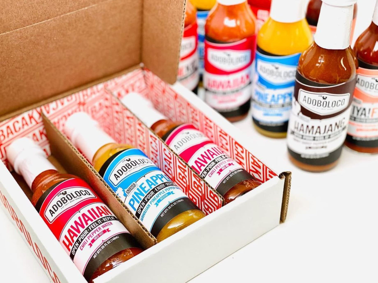 Adoboloco Hot Sauce Pineapple Habanero 5oz - Medium Fiery Chili Pepper Sauce, Yellow