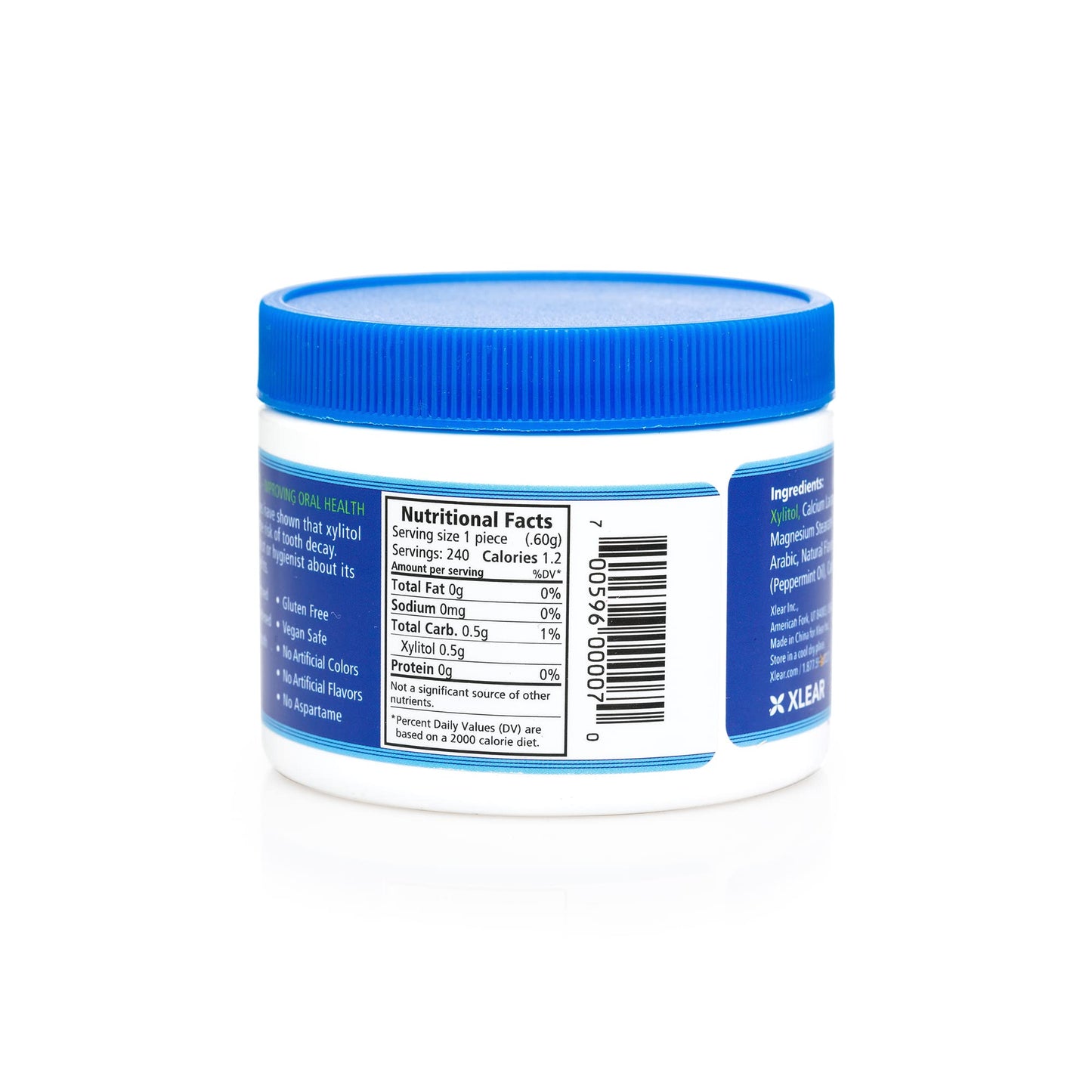 Spry Xylitol Peppermint Sugar Free Candy - Breath Mints That Promote Oral Health, Dry Mouth Mints That Increase Saliva Production, Stop Bad Breath, 240 Count (Pack Of 1)