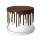 Satin Ice Cake Drip, Brown Chocolate, 8.8 Ounce - Ideal for Cakes and Desserts