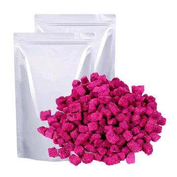 Mkostlich Freeze-Dried Dragon Fruit, 2 X 3.52Oz Dragon Fruit Snacks With 1 Ingredients, No Sugar Added, Dragonfruits Cube For Dr