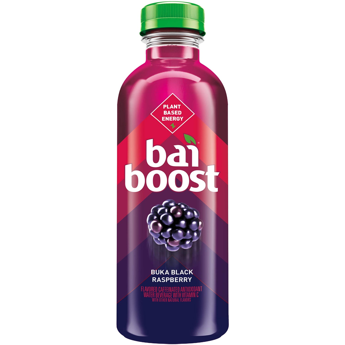 Bai Boost Buka Black Raspberry Antioxidant Beverage, 18 fl oz Bottle, Pack of 12