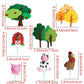 Jevenis Farm Animal Cake Decoration Farm Animal Birthday Cake Topper Cow Cake Decoration For Farm Animal Baby Shower Birthday Pa