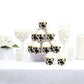 Big Dot of Happiness Cupcake Wrappers Set of 12 - 2 inches - Black, Gold - Model BD3059k