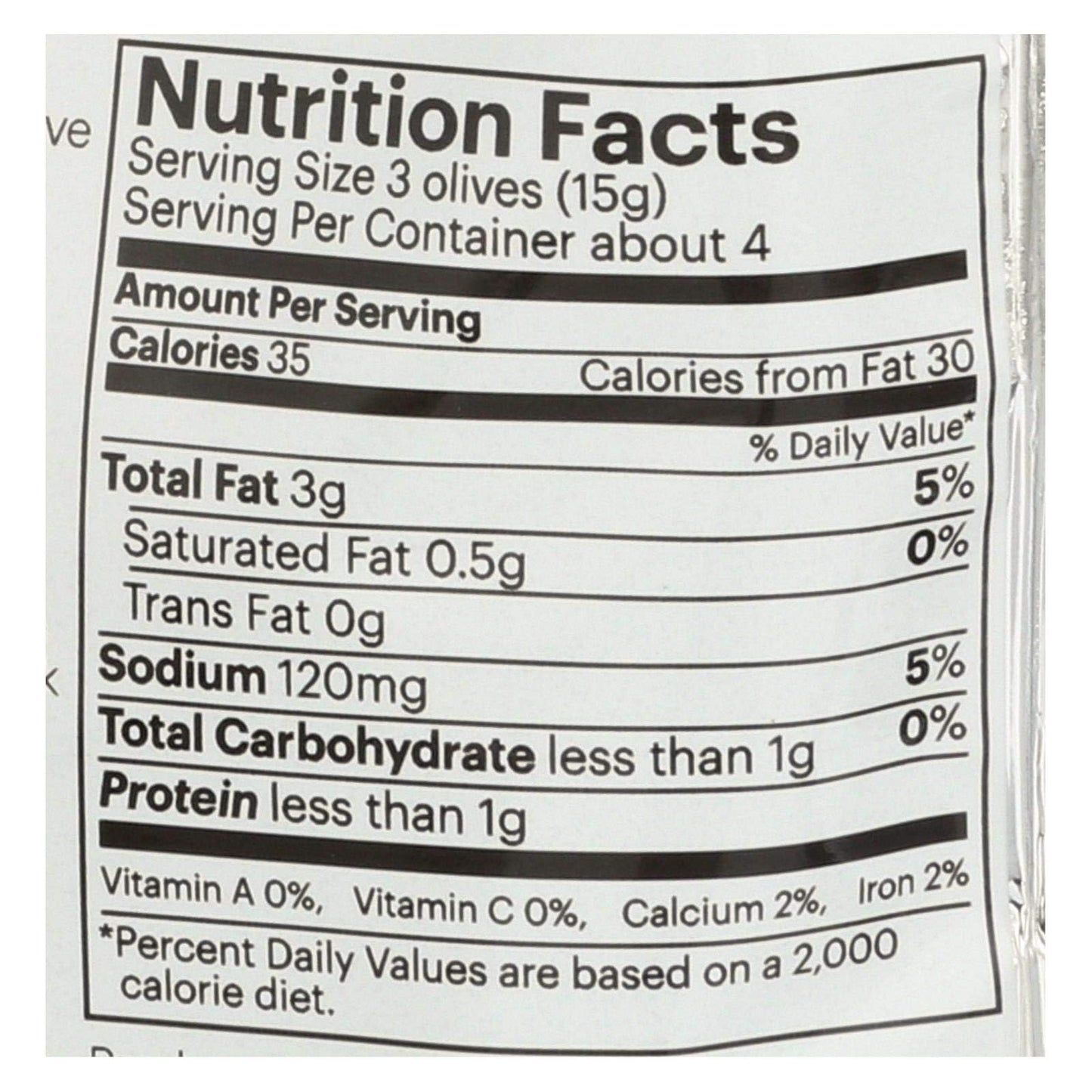 Gaea Organic Snack Pack Pitted Kalamata Olives with Sea Salt and Vinegar - 2.3 oz (Pack of 8)