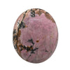 Rhodonite Palm Stone - Hot Massage Worry Stone For Natural Body Chakra Balancing, Reiki Healing And Crystal Grid