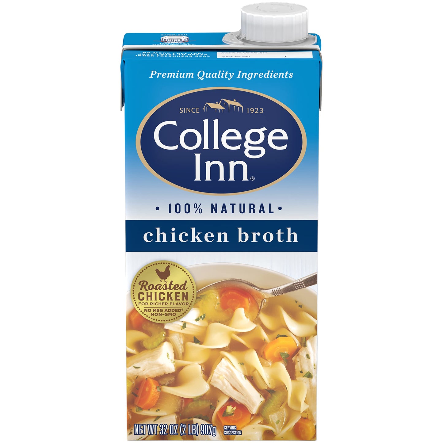College Inn Chicken Broth, 32 Oz, Pack of 1, Model 2001515