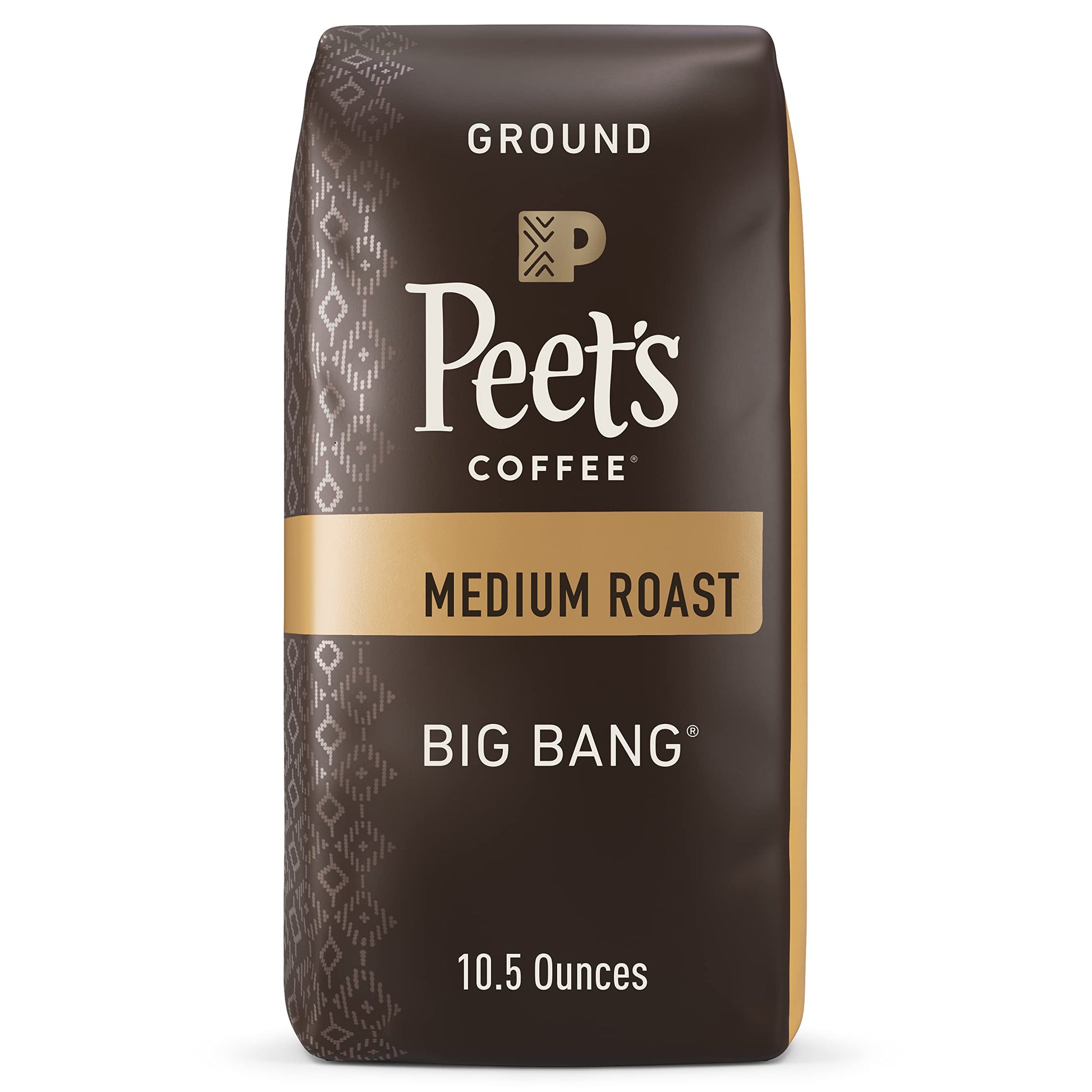 Peets Coffee Medium Roast Ground Coffee - Big Bang, 10.5 Ounce Bag