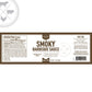 Lillies Q Smoky Barbeque Sauce, Gourmet BBQ, Sweet Brown Sugar, Gluten-Free, 156 oz, Model FGLIL126-1