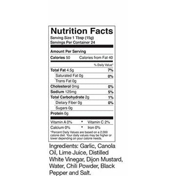 Torchbearer Sauces Oh My Garlic Sauce - All Natural, Vegan, Very Mild - 12 Fl Oz - White