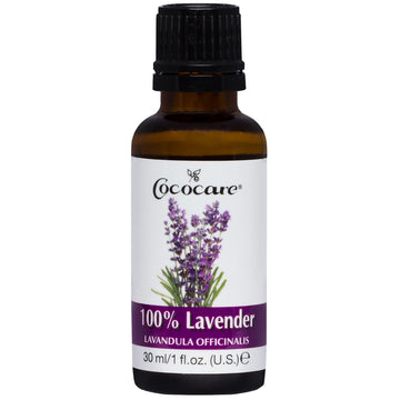 Cococare 100% Lavender Oil - Essential Oil From Lavender Flowers For Skin And Hair - 1 Fl Oz