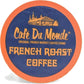 Cafe Du Monde Coffee French Roast Single-Serve Cup Pods, 12 Count