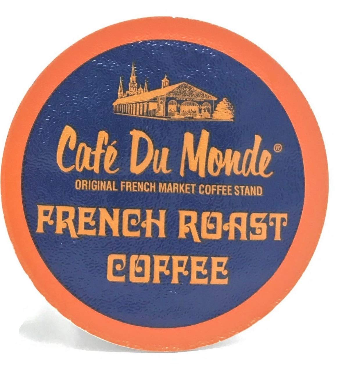 Cafe Du Monde Coffee French Roast Single-Serve Cup Pods, 12 Count