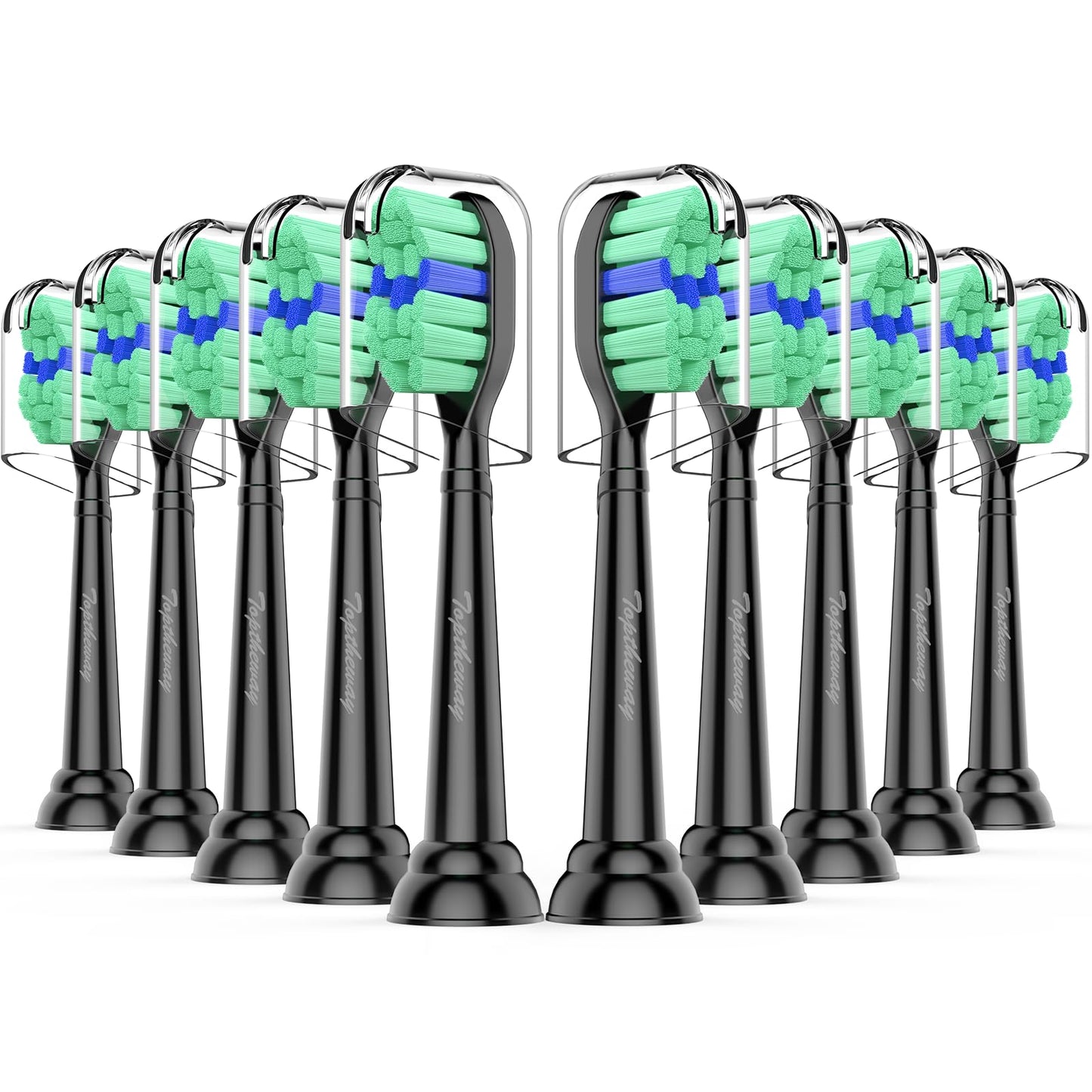 Toptheway Replacement Toothbrush Heads Compatible With Philips Sonicare Diamondclean Protectiveclean Dailyclean Plaque Control E