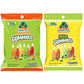 Jarritos Sour Gummies Candy - 4 Pack of Mexican Candies with Natural Flavors - 2 Sour & 2 Original Bags - 6 Fruity Flavors - Tan