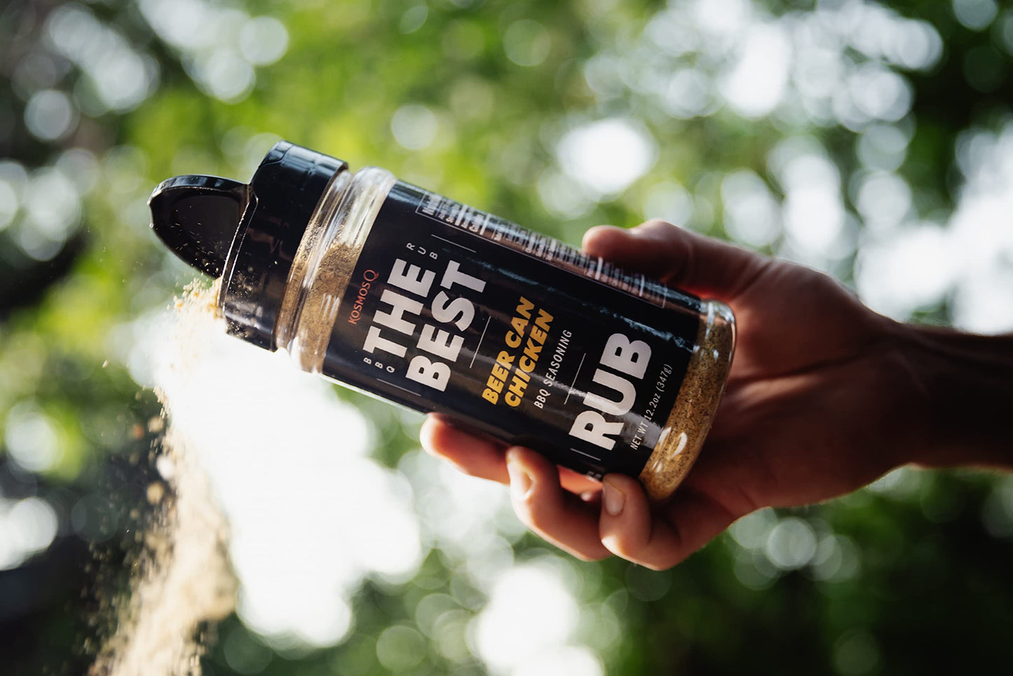 Kosmos Q malt-inspired Can Chicken Rub - BBQ Meat Dry Rub & Seasoning, 12.2 oz