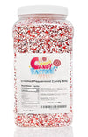Sarah'S Candy Factory Crushed Peppermint Candy Pieces Bits In Jar 5 Lbs