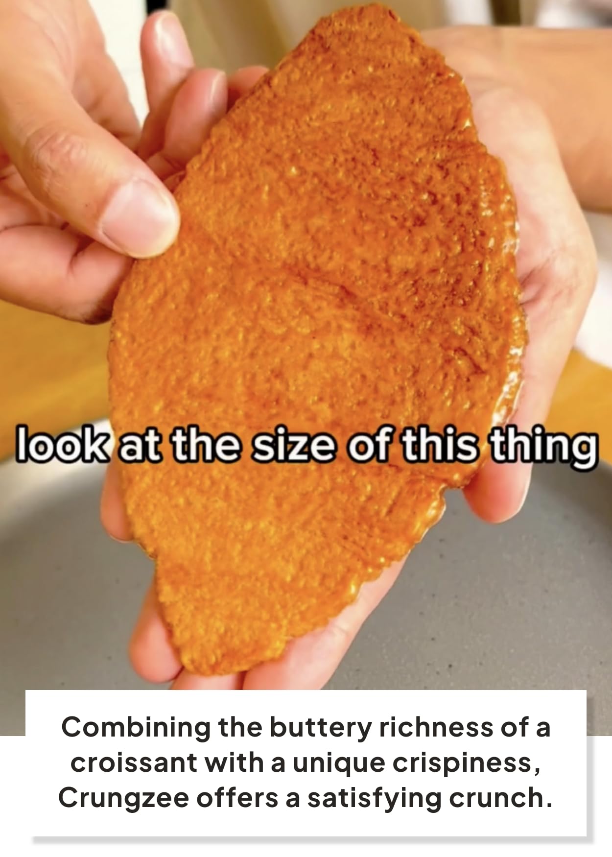 Korean Food Croissant Snack, Crispy And Buttery Dessert Bites, Only 102 Calories Each, Perfect For School Lunchboxes, Individual