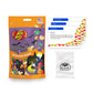 Jelly Bean Assorted Flavor - 9.8Oz Bag With Pocket Size Travel Bag + 3 R.U.S. Candy Cards- Spooky And Sweet Halloween Jelly Bean