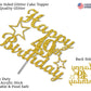 49 Birthday Cake Topper Gold Glitter, Party Decoration Ideas, Premium Quality, Sturdy Doubled Sided Glitter, Acrylic Stick. Made