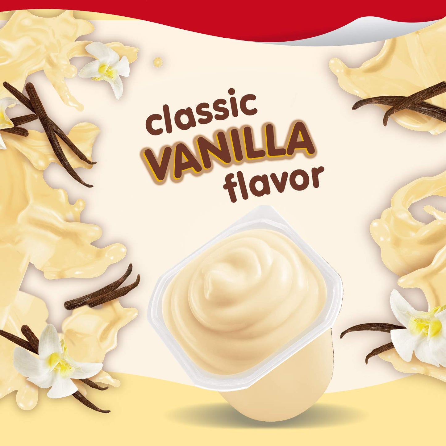 Snack Pack Sugar-Free Vanilla Pudding Cups, 4 Count, 12 Pack